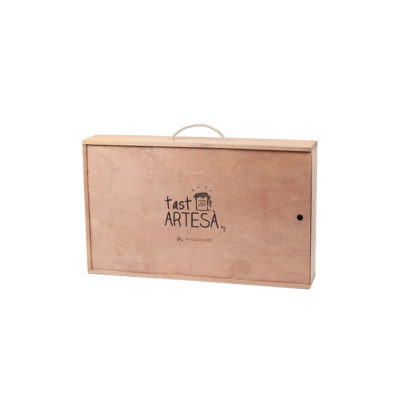 Regals gastronòmics, Tast Artesà, Caixa de fusta, regals gastronòmics caixa de fusta