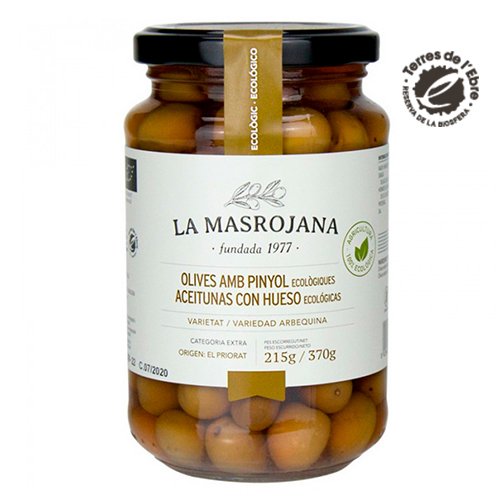 Olives Arbequina Eco La Masrojana producte català