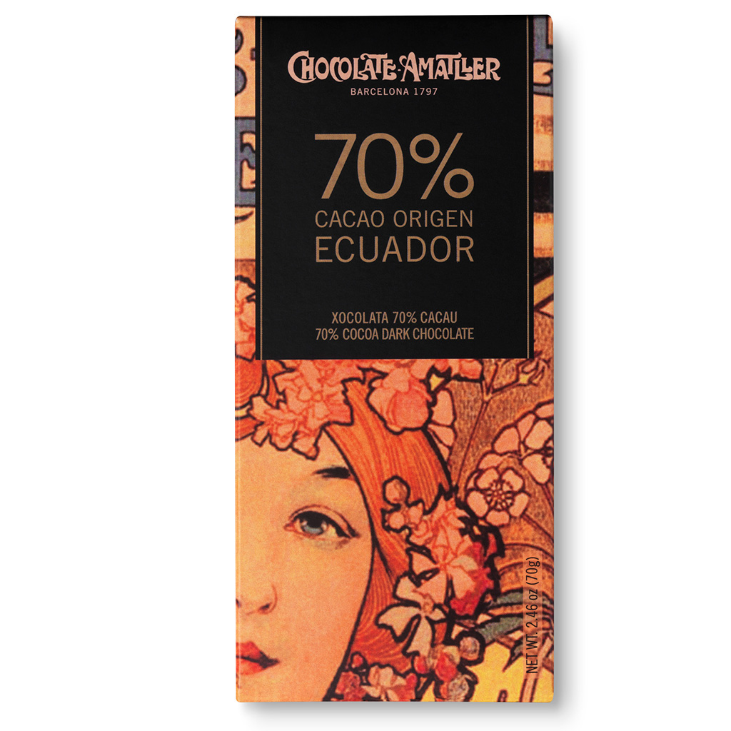 Rajola de xocolata Amatller 70% Ecuador