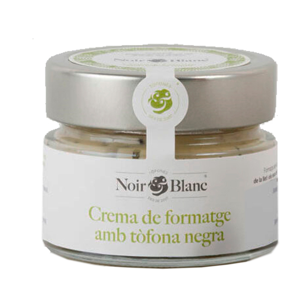 Crema de queso con trufa Noir et Blanc