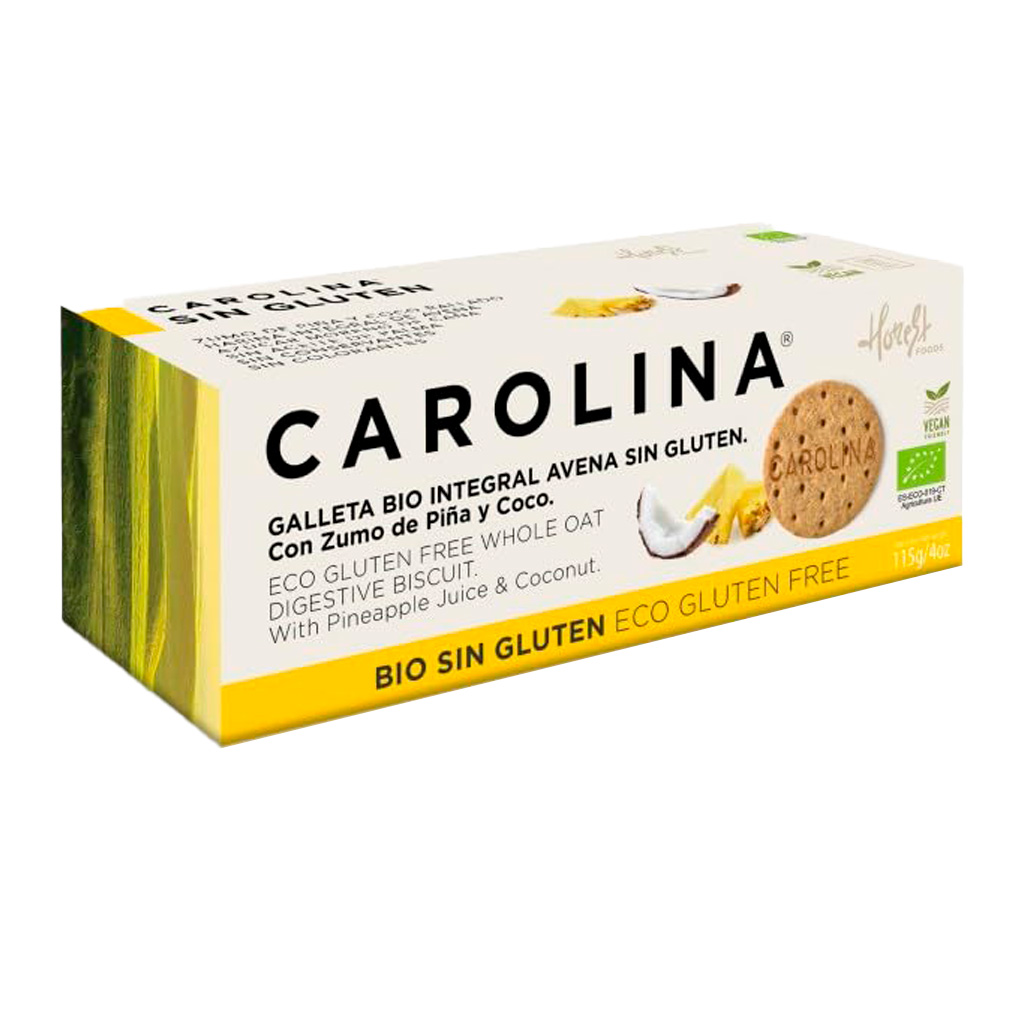 Galetes sense gluten Pinya i Coco Carolina
