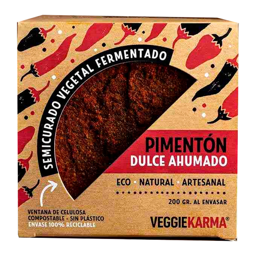 Semicurat vegetal Pimentón Veggie Karma