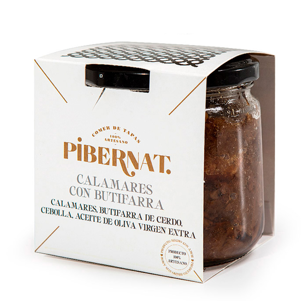 Calamares con butifarra Pibernat