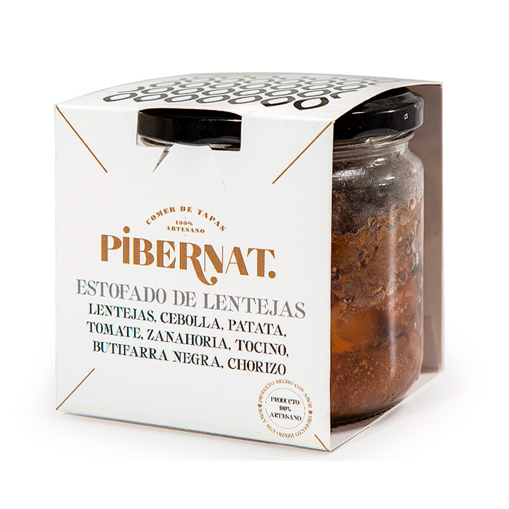 Estofat de llenties Pibernat