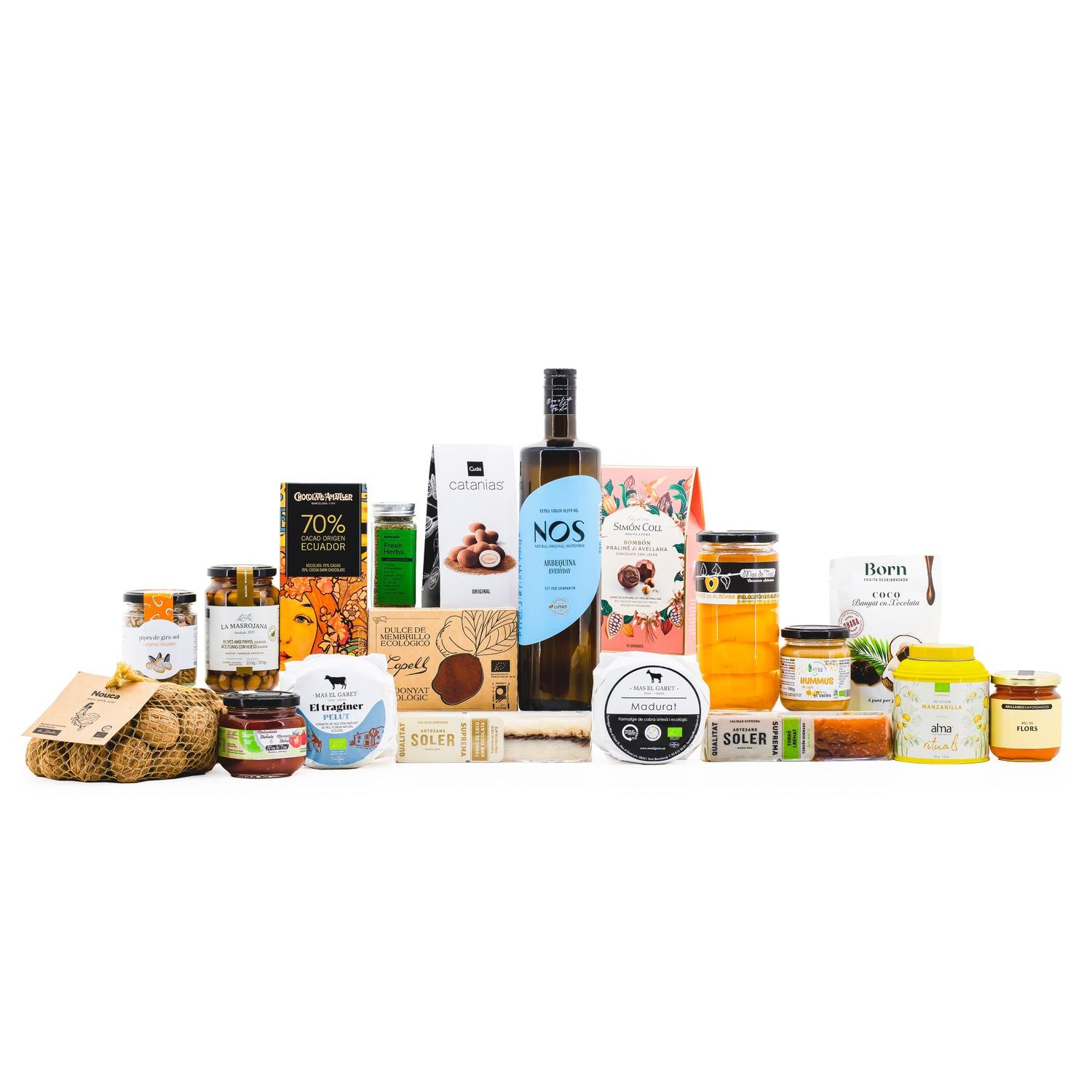 Lot de Nadal Natura 3007 Sense alcohol, cistella sense alcohol, lot amb oli d'oliva verge extra