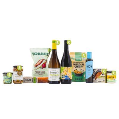 Lot de Nadal Natura 3220 Vegà, cistella de nadal vegana, producte català, lots de nadal vegà, lot vegà, producte de ecològic