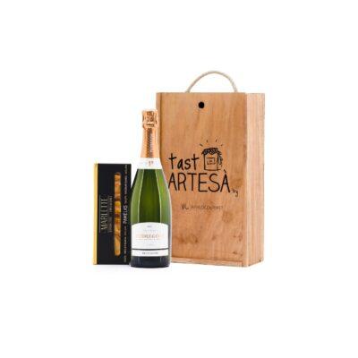Regal Gastronòmic Artesà P-6101 , regal d'empresa, vi català, detalls per empreses, producte artesà