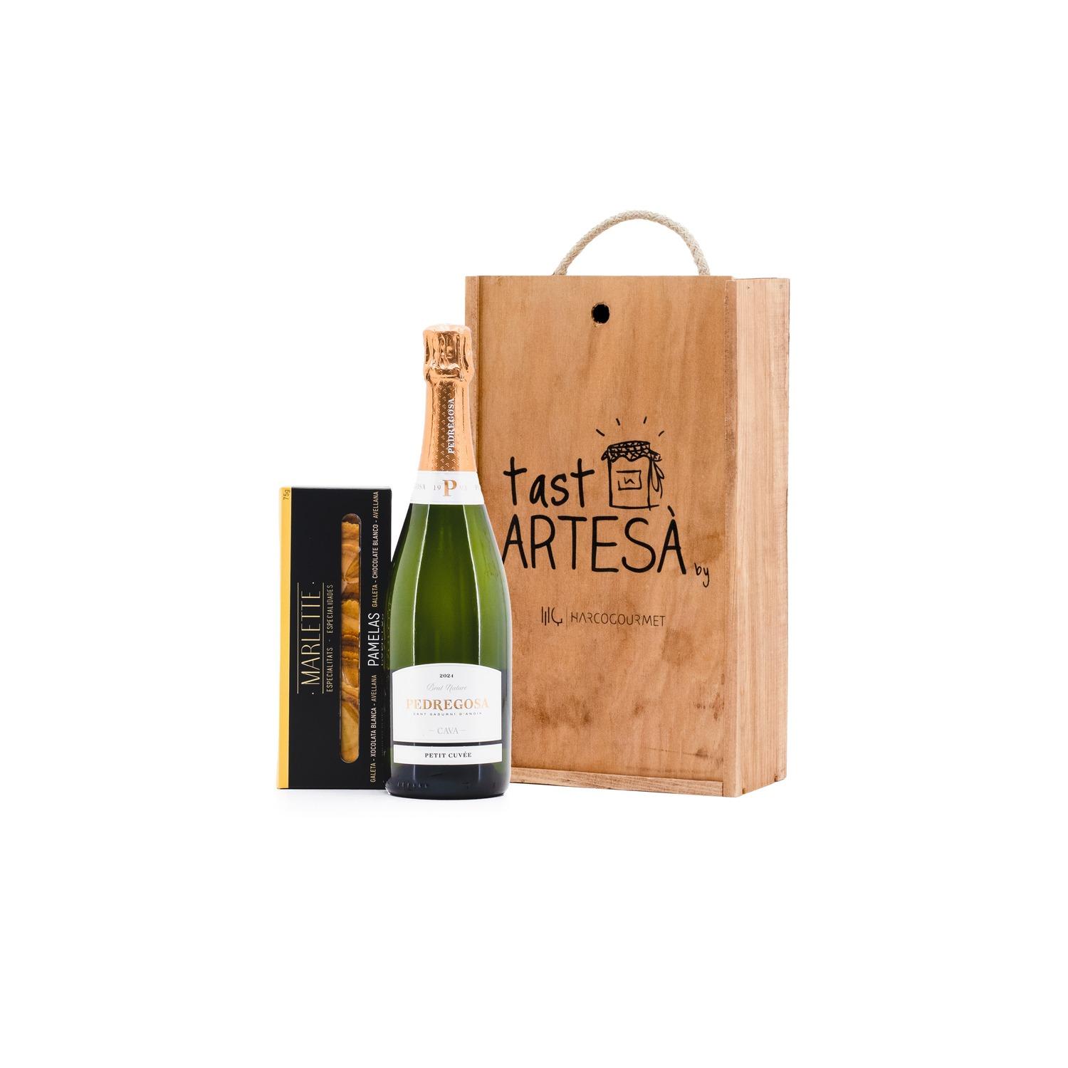 Regal Gastronòmic Artesà P-6101 , regal d'empresa, vi català, detalls per empreses, producte artesà