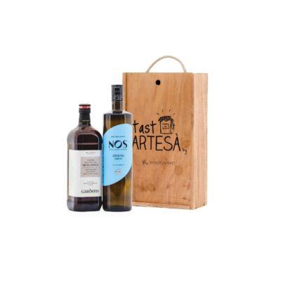 Regal Gastronòmic Artesà P-6104 , regal d'empresa, vi català, detalls per empreses, producte artesà