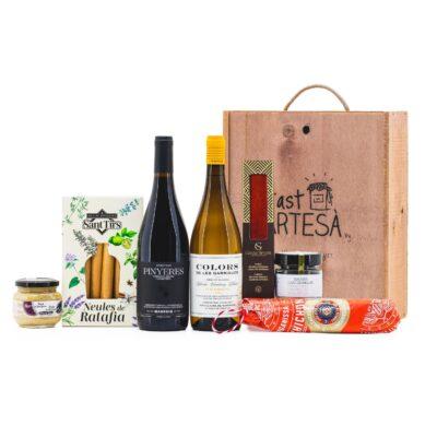 Regal Gastronòmic Artesà P-6106 , regal d'empresa, vi català, detalls per empreses, producte gourmet